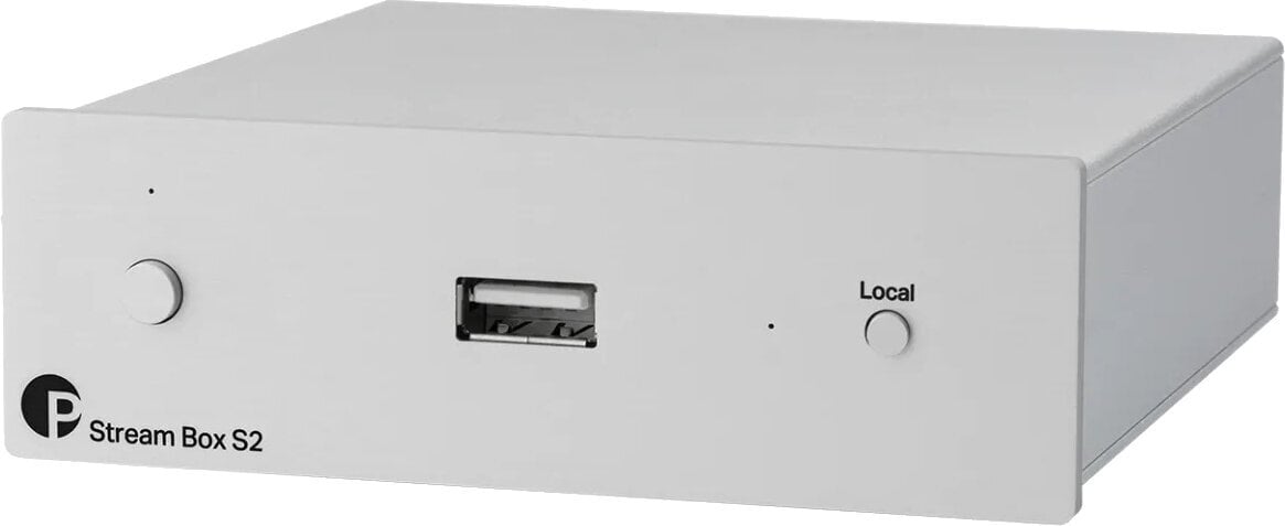 Hi-Fi netværksafspiller Pro-Ject Stream Box S2 Silver Hi-Fi netværksafspiller