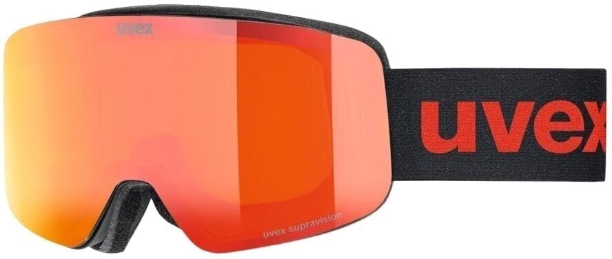 Gafas de esquí UVEX Pwdr FM Black Mat/Mirror Red Gafas de esquí