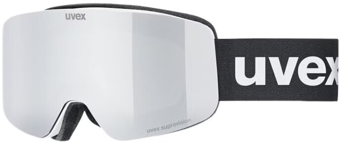 Masques de ski UVEX Pwdr FM White Mat/Mirror Silver Masques de ski