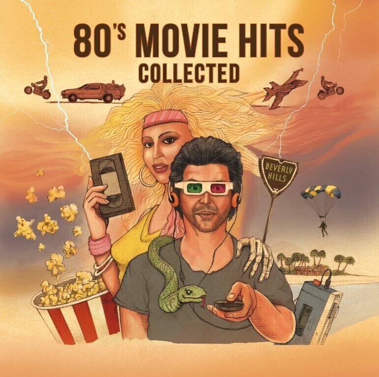 Schallplatte Various Artists - 80's Movie Hits Collected (180g) (Limited Edition) (Blue & Gold Coloured) (2 LP)