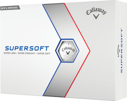 Nova loptica za golf Callaway Supersoft 2023 White Slovak Flag Nova loptica za golf - 1