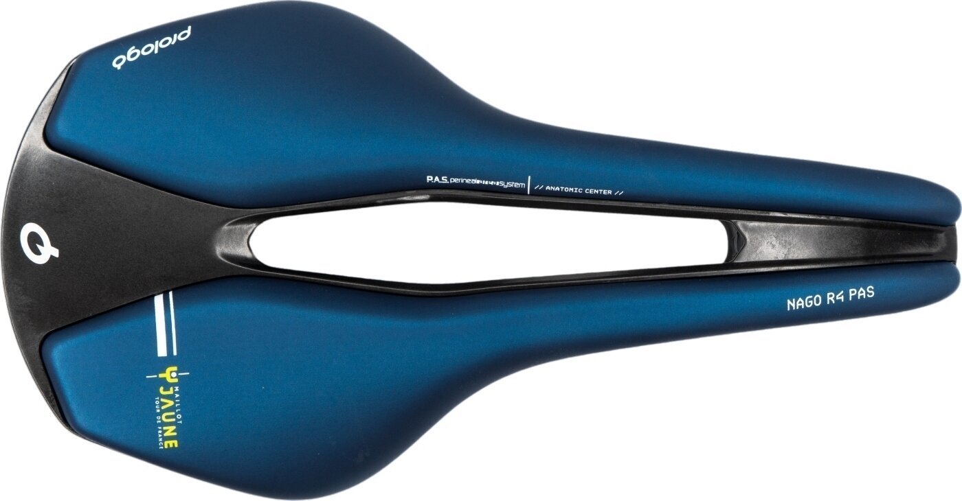 Saddle Prologo Nago R4 Pas Maillot Jaune Black 137 mm Tirox (Aluminum Titanium Alloy) Saddle