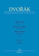 Note Bärenreiter Mše D dur op. 86 Note