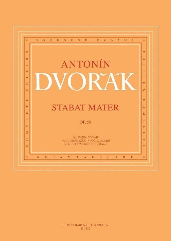 Noder Bärenreiter Stabat Mater op. 58 Noder