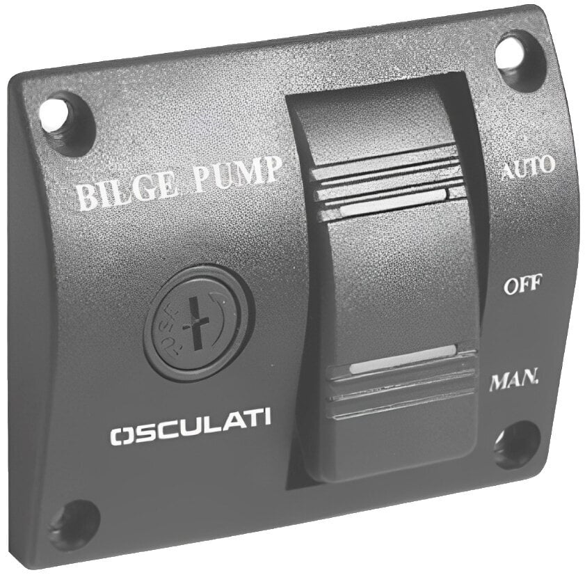 Włącznik do łodzi Osculati Universal Switch Panel for Bilge Pumps 12 / 24 V Włącznik do łodzi