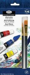 Acrylfarbe Royal & Langnickel ACR12 Set Acrylfarben 12 x 12 ml 14 Stück