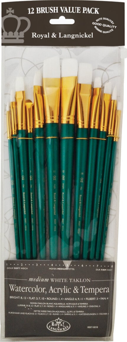 Paint Brush Royal & Langnickel RSET-9316 Set of Brushes 12 pcs