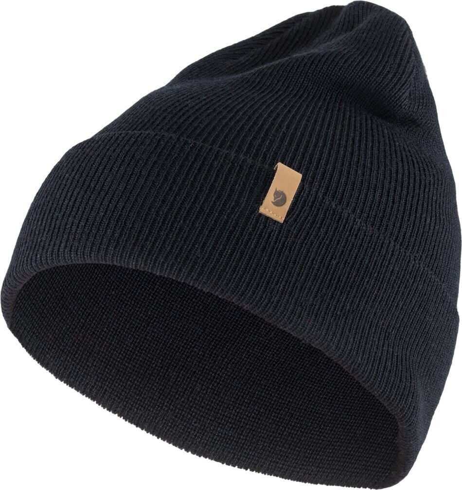 Ski Beanie Fjällräven Classic Knit Hat Dark Navy Ski Beanie