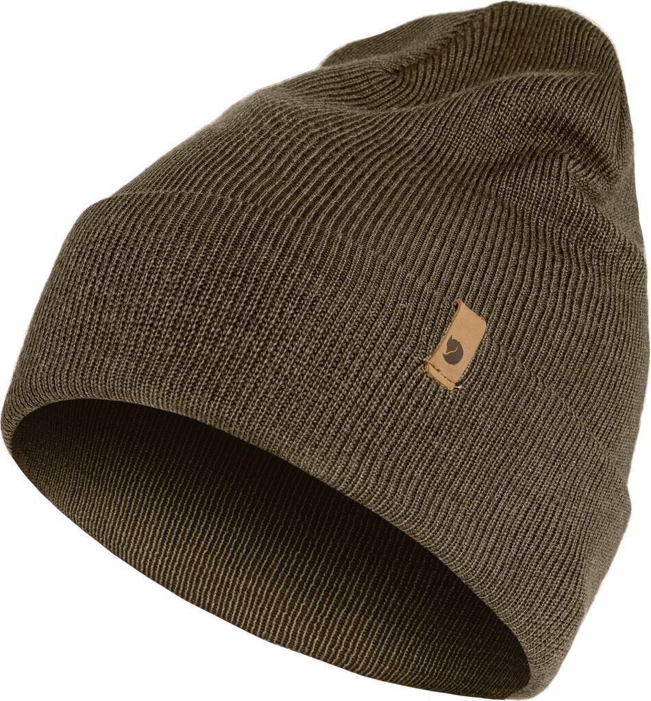 Ski-muts Fjällräven Classic Knit Hat Dark Olive Ski-muts