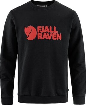 Ulkoiluhuppari Fjällräven Logo Sweater M Black S Ulkoiluhuppari - 1