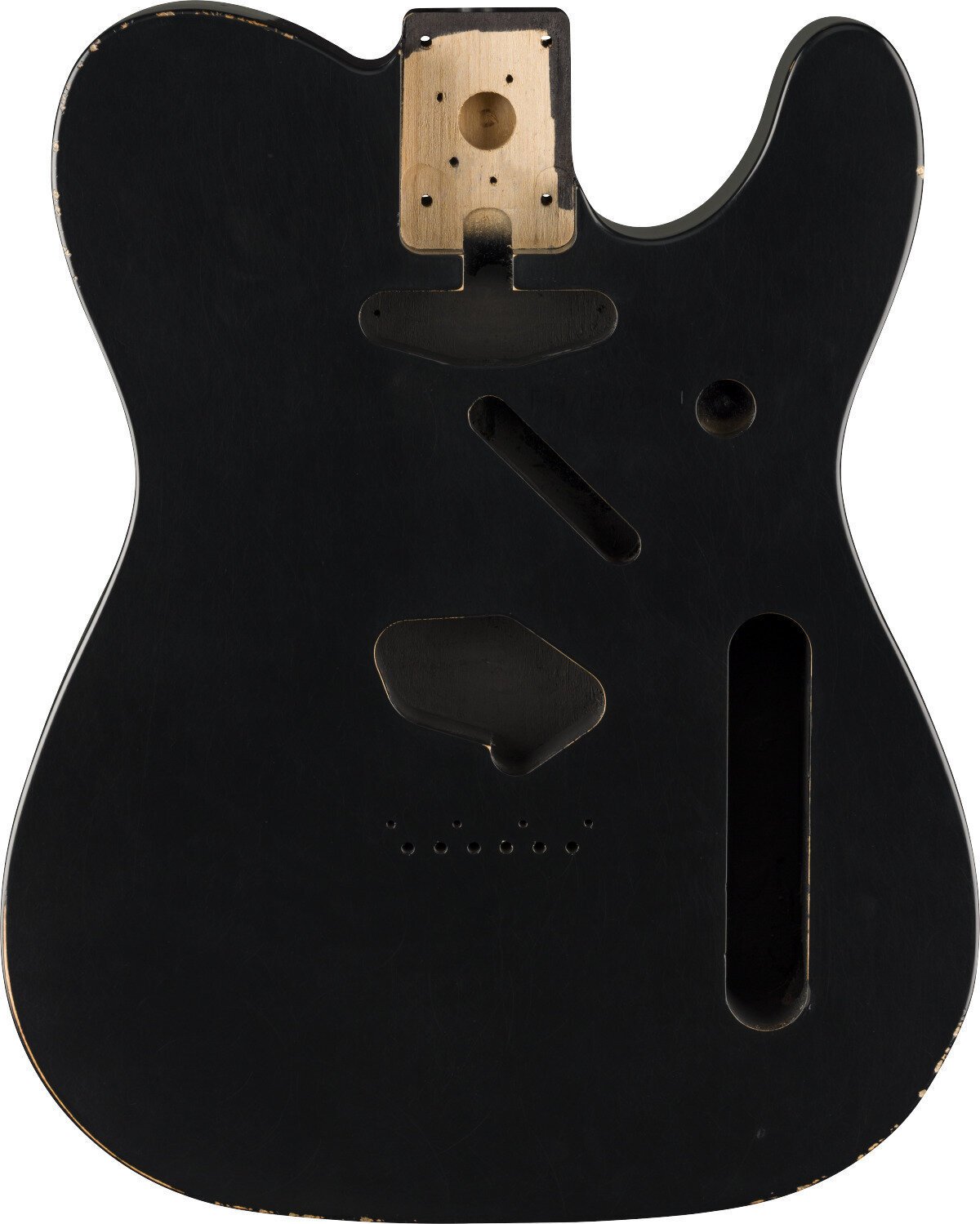 Gitár test Fender Road Worn 50's Telecaster SS Alder Black Gitár test