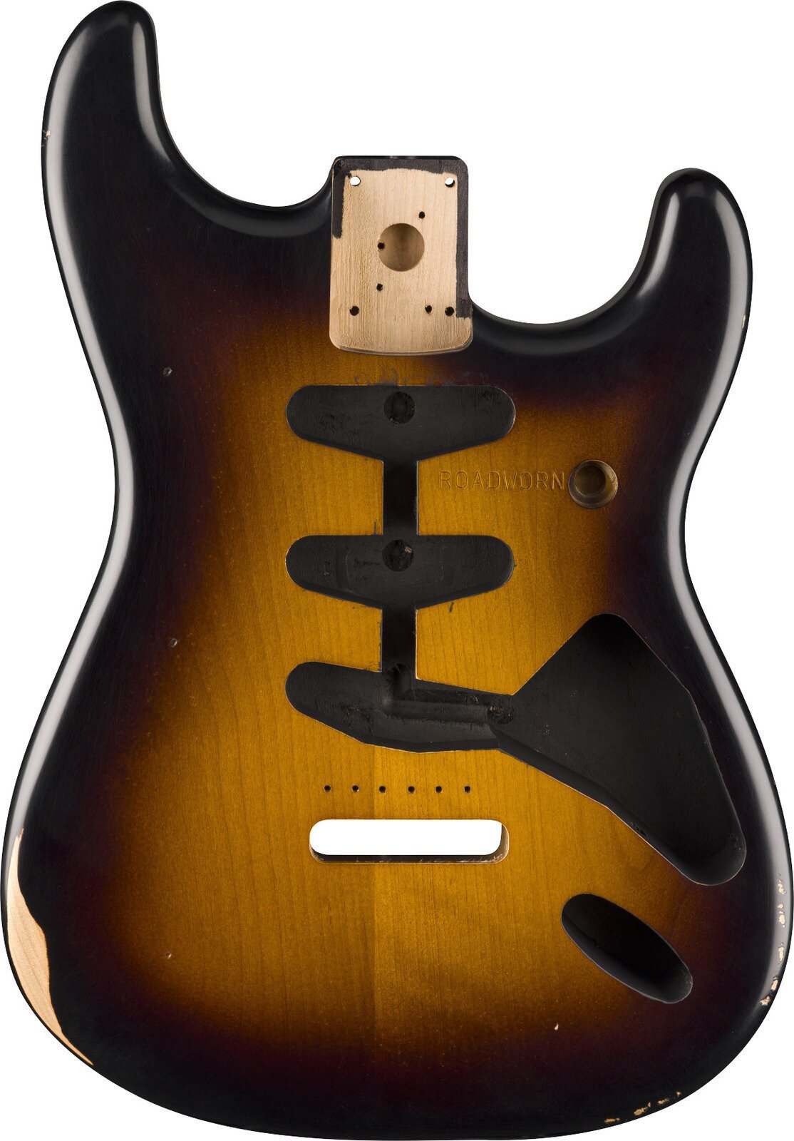 Kytarové tělo Fender Road Worn 50's Stratocaster SSS Alder 2-Tone Sunburst Kytarové tělo