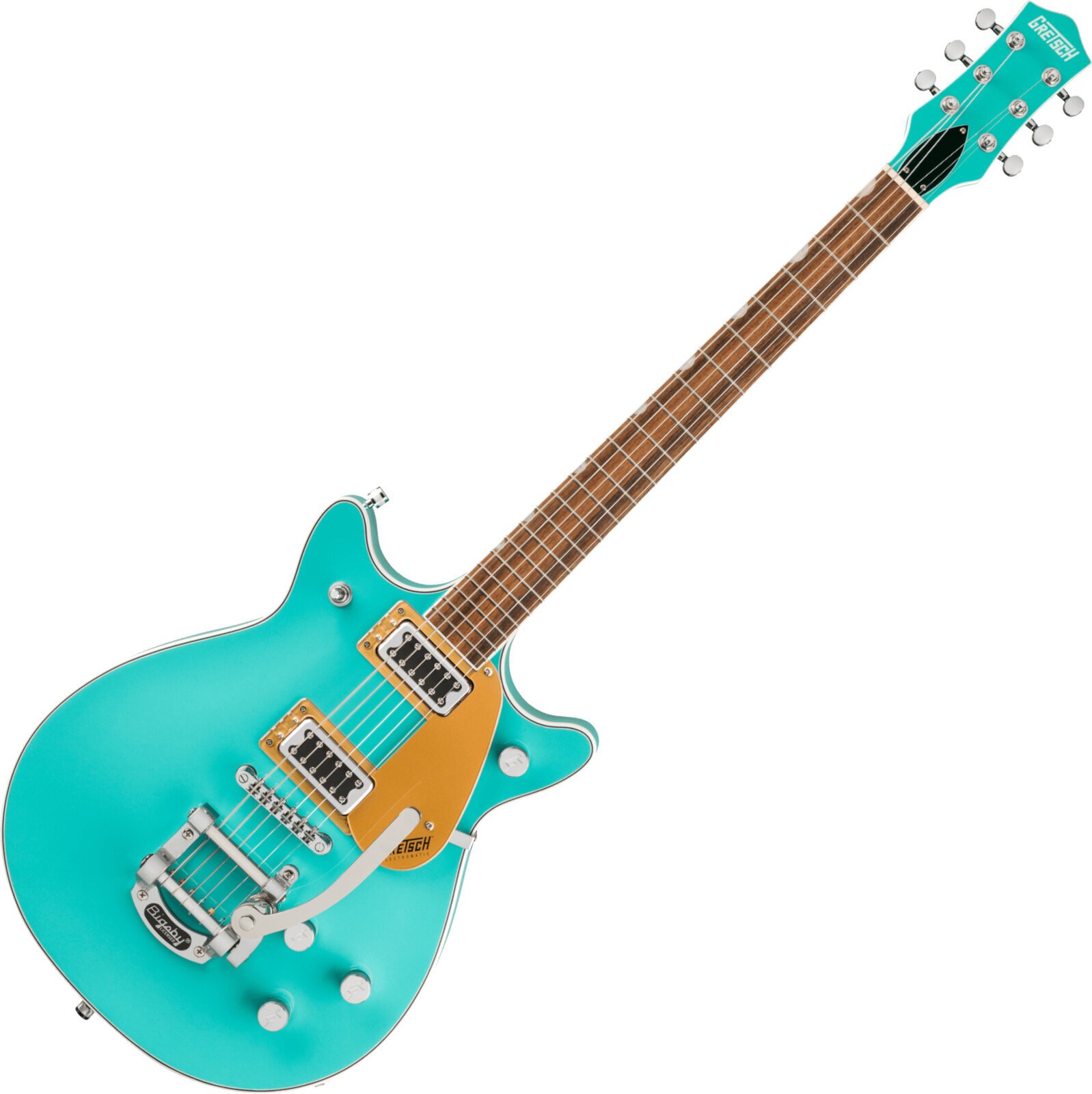 Elektriska gitarrer Gretsch G5232T Electromatic Double Jet FT LRL Caicos Green Elektriska gitarrer