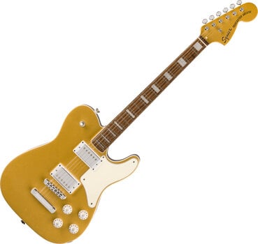 Electric guitar Fender Squier Paranormal Troublemaker Telecaster Deluxe LRL Aztec Gold Electric guitar - 1