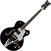 Semiakustická kytara Gretsch Falcon Hollow Body ST EB Black Semiakustická kytara