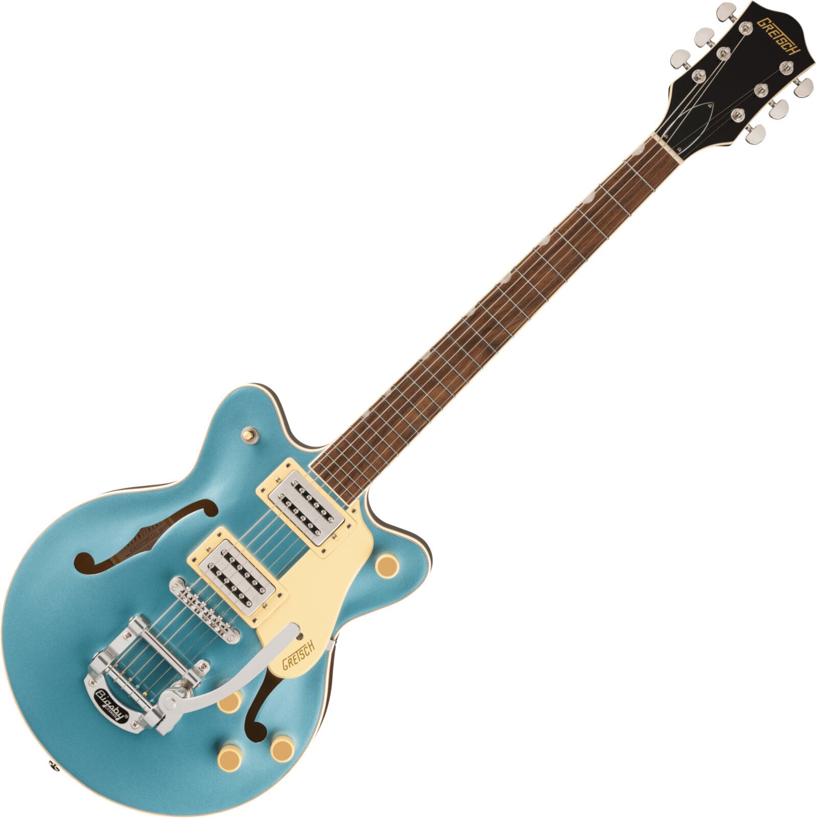 Semi-Acoustic Guitar Gretsch G2655T Streamliner CB Jr. DC LRL Arctic Blue Semi-Acoustic Guitar