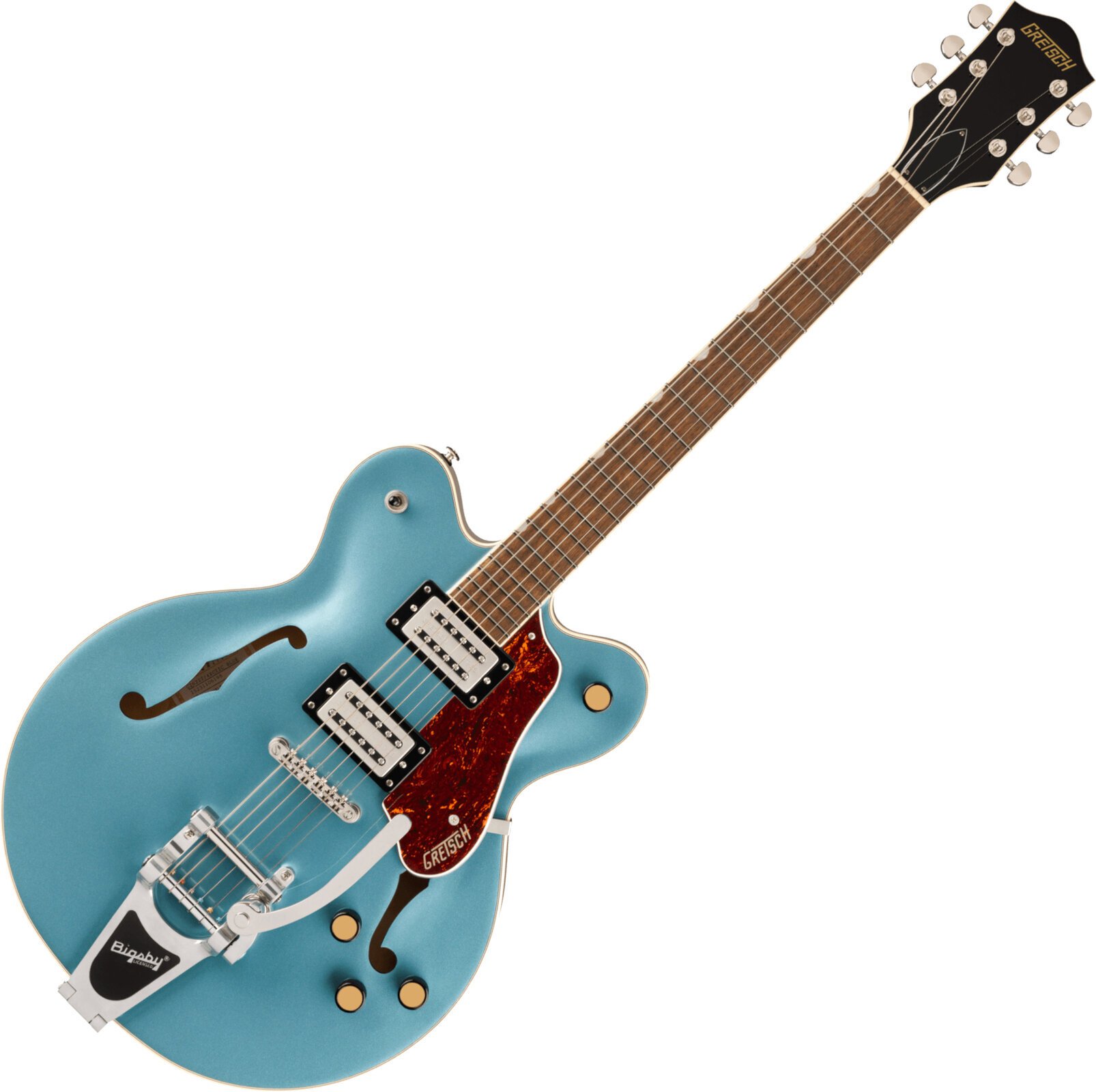 Halvakustisk gitarr Gretsch G2622T Streamliner CB DC LRL Arctic Blue Halvakustisk gitarr