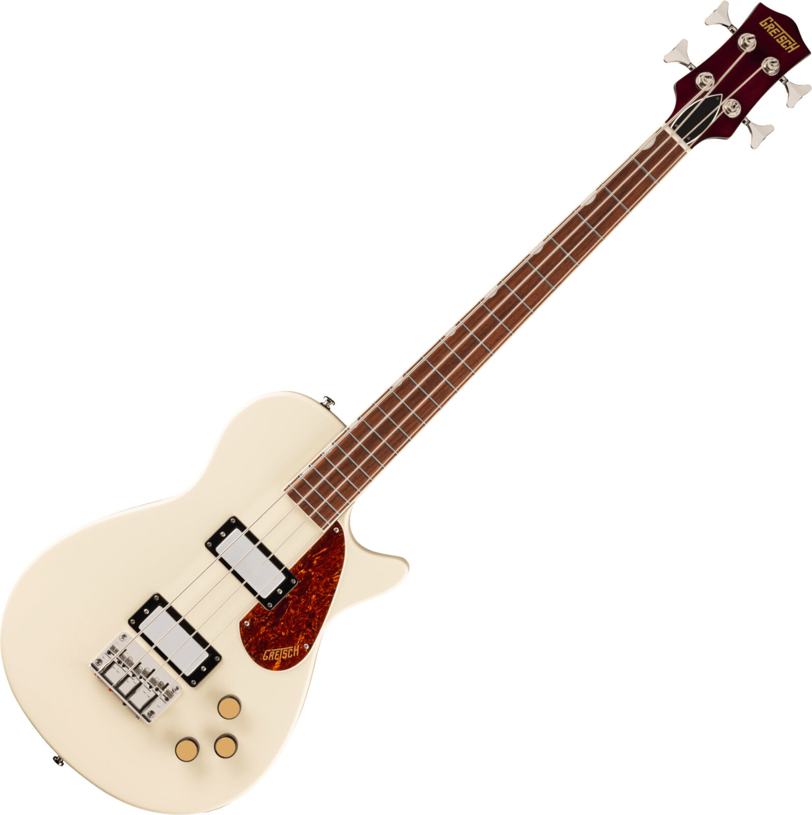 4-string Bassguitar Gretsch Streamliner Jet Club Bass SC LRL Vintage White 4-string Bassguitar