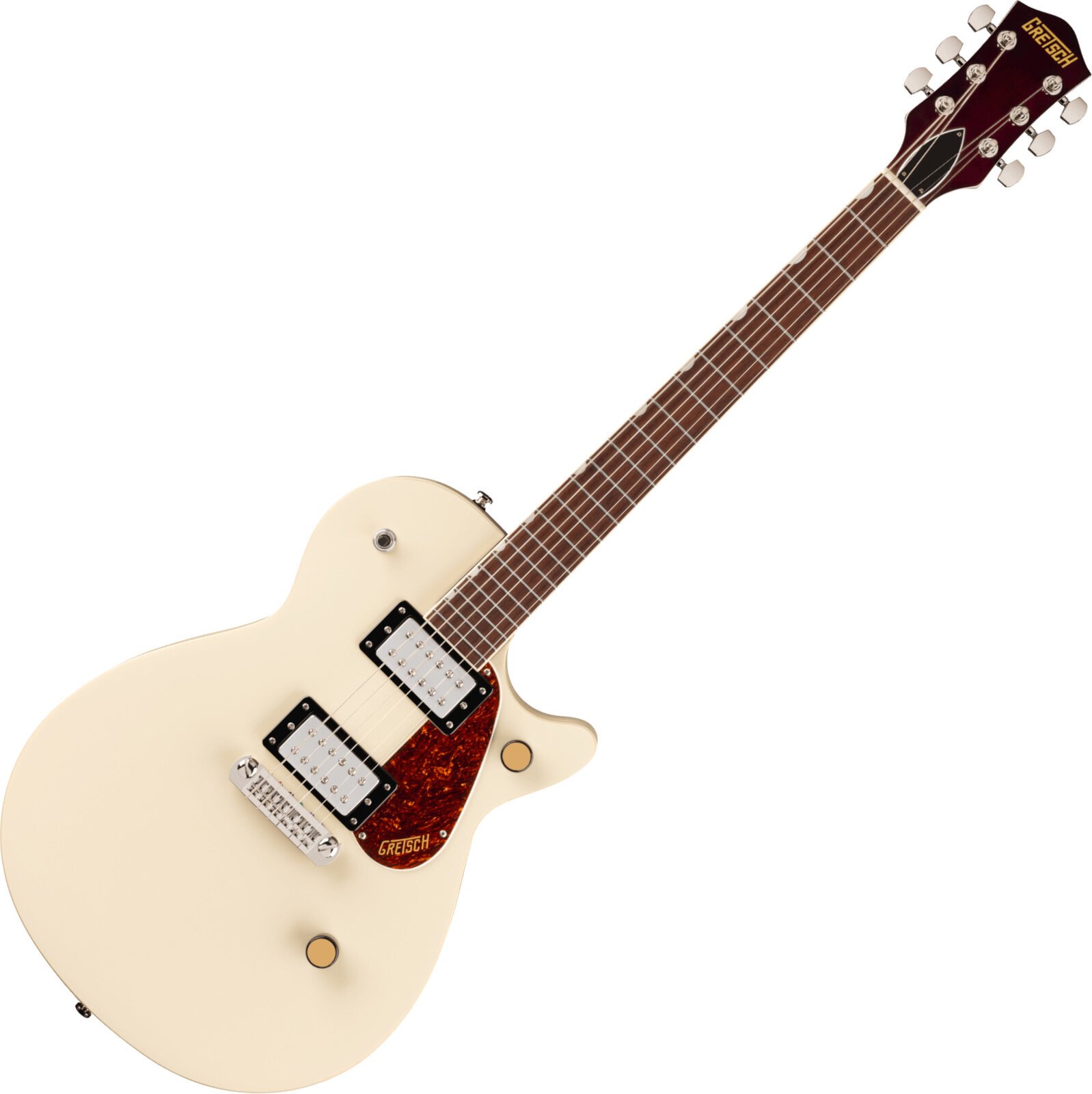 Elektrisk guitar Gretsch Streamliner Jet Club SC LRL Vintage White Elektrisk guitar