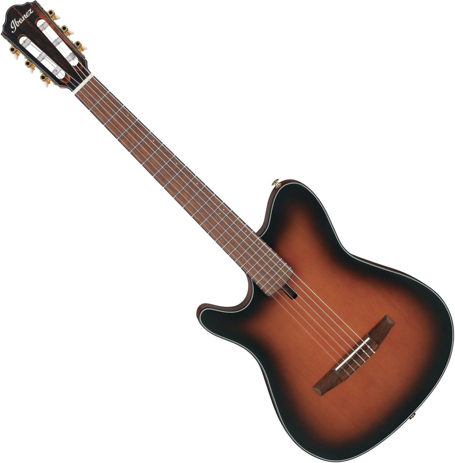 Speciell akustisk-elektrisk gitarr Ibanez FRH10NL-BSF Brown Sunburst Speciell akustisk-elektrisk gitarr