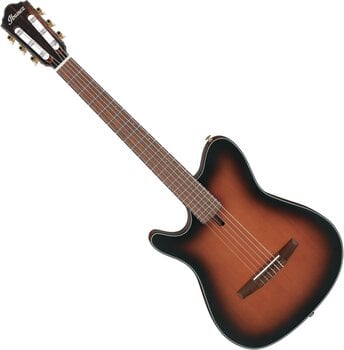 Special Acoustic-electric Guitar Ibanez FRH10NL-BSF Brown Sunburst Special Acoustic-electric Guitar - 1