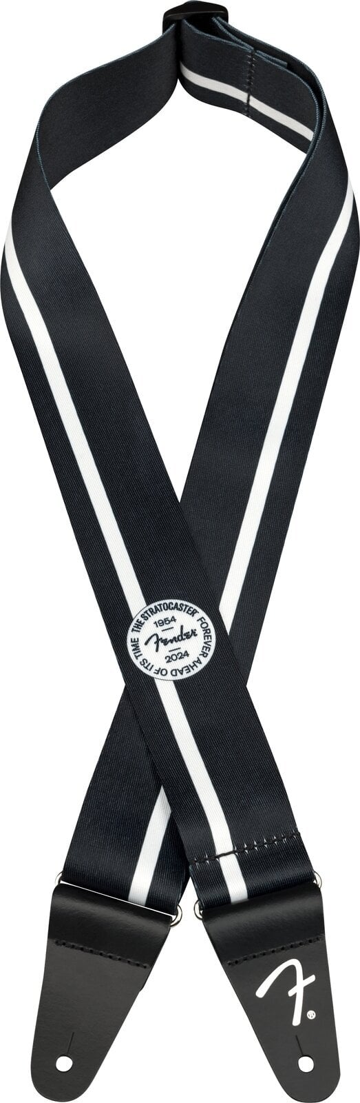 Textile guitar strap Fender 70th Anniversary Polyester Textile guitar strap Black