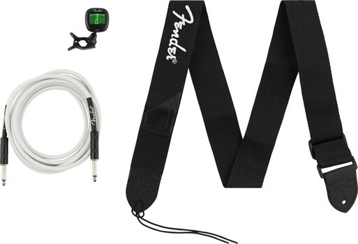 Correia têxtil para guitarra Fender Accessories Bundle Pack Cable Tuner Strap Correia têxtil para guitarra - 1