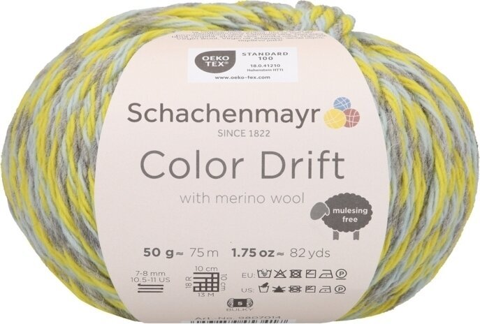 Knitting Yarn Schachenmayr Color Drift 00083 Northern Lights Knitting Yarn