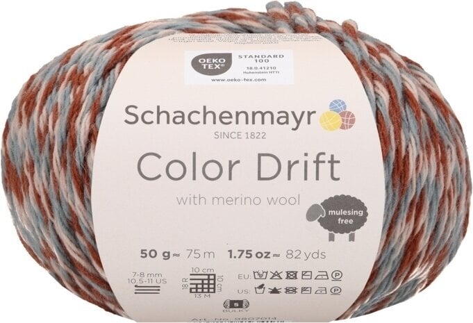 Knitting Yarn Schachenmayr Color Drift 00085 Fjord Knitting Yarn