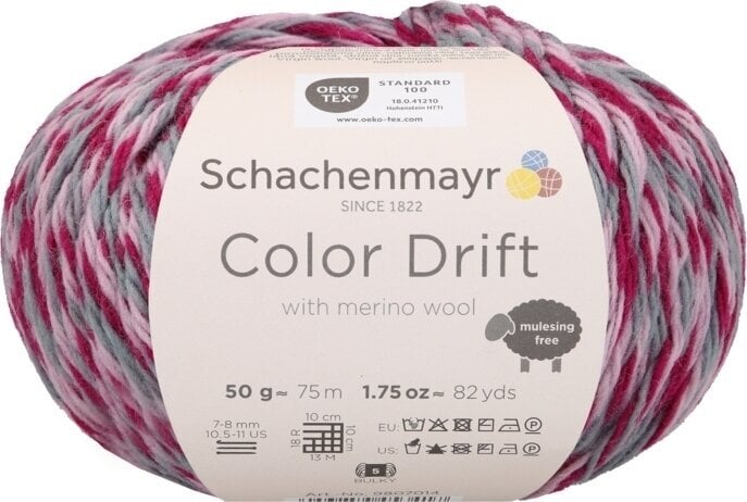 Fire de tricotat Schachenmayr Color Drift 00086 Frozen Mauve Fire de tricotat