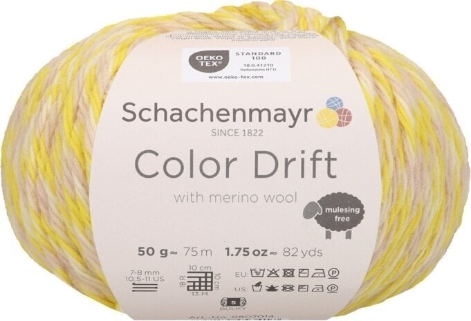 Fios para tricotar Schachenmayr Color Drift 00087 Sunrise Fios para tricotar