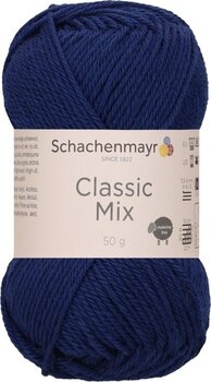 Fios para tricotar Schachenmayr Classic Mix 00050 Navy Fios para tricotar - 1