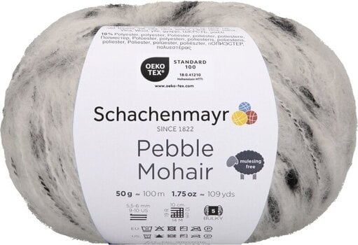 Knitting Yarn Schachenmayr Pebble Mohair 00002 Cream Knitting Yarn - 1