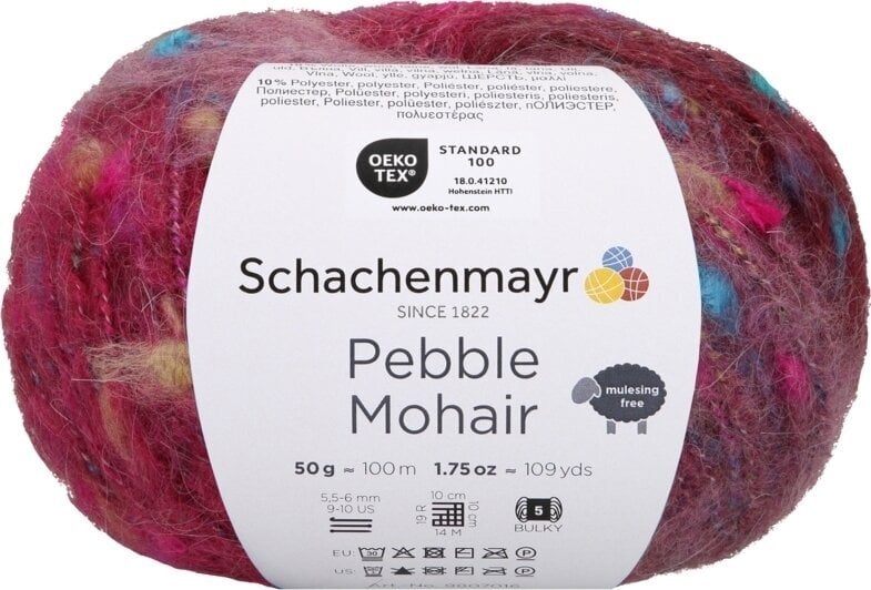 Fil à tricoter Schachenmayr Pebble Mohair 00081 Bloom Color Fil à tricoter