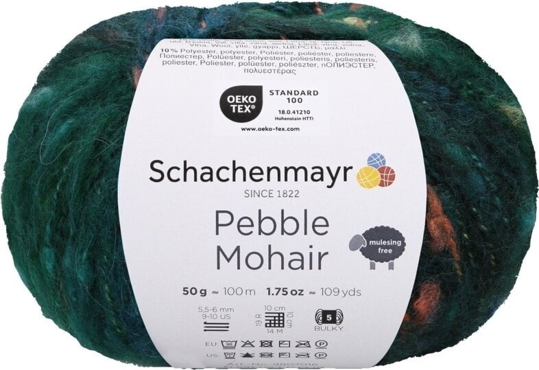 Przędza dziewiarska Schachenmayr Pebble Mohair 00084 Jungle Color Przędza dziewiarska