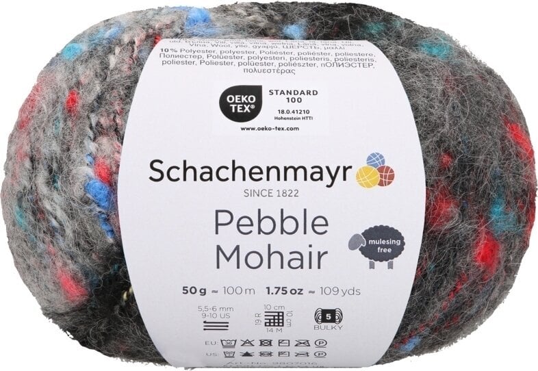 Kötőfonal Schachenmayr Pebble Mohair 00085 Stone Color Kötőfonal