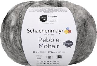 Strikkegarn Schachenmayr Pebble Mohair 00090 Grey Strikkegarn
