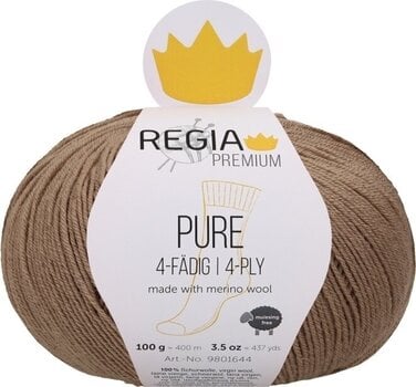 Strickgarn Regia Premium Pure 00006 Bark Strickgarn - 1