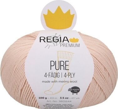 Strickgarn Regia Premium Pure 00012 Teint Strickgarn - 1