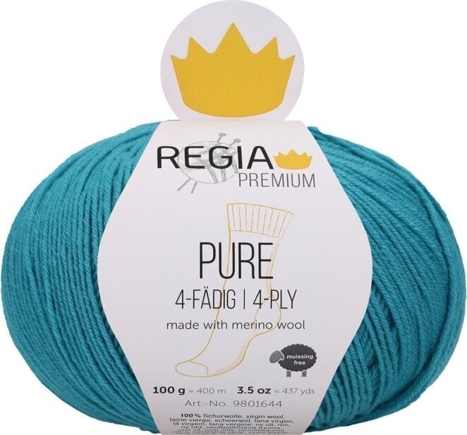 Knitting Yarn Regia Premium Pure 00068 Caribbean Knitting Yarn