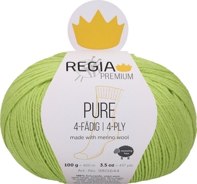 Stickgarn Regia Premium Pure 00073 Lime Stickgarn