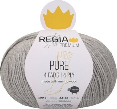 Pletilna preja Regia Premium Pure 00090 Light Grey Mel. Pletilna preja - 1