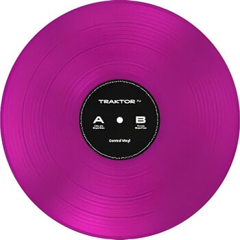 DVS/aikakoodi Native Instruments Traktor Control Vinyl DVS/aikakoodi Neon Pink Transparent - 1