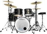 Zildjian Alchem-E Gold EX Black Gold Foundry Shimmer Gloss Lacquer Комплект електронни барабани