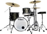 Zildjian Alchem-E Gold Black Gold Foundry Shimmer Gloss Lacquer Комплект електронни барабани