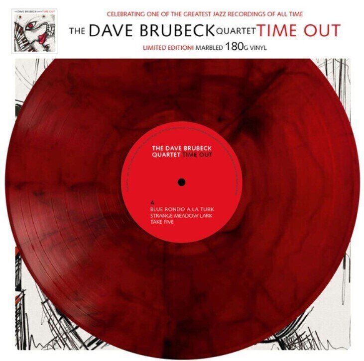 Disc de vinil Dave Brubeck Quartet - Time Out (Limited Edition) (Reissue) (Red Marbled) (LP)