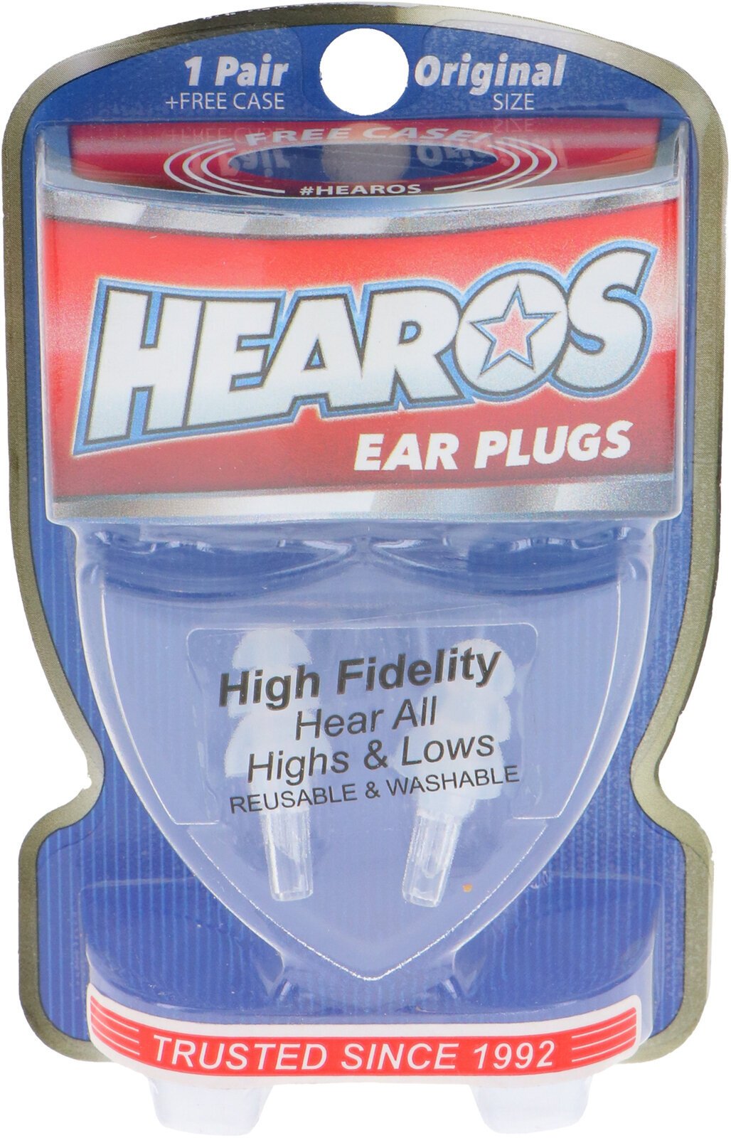 Zatyczki do uszu Hearos High Fidelity Original White Zatyczki do uszu