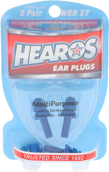 Earplugs Hearos Multi-Purpose Blue 2 Pairs Blue Earplugs - 1