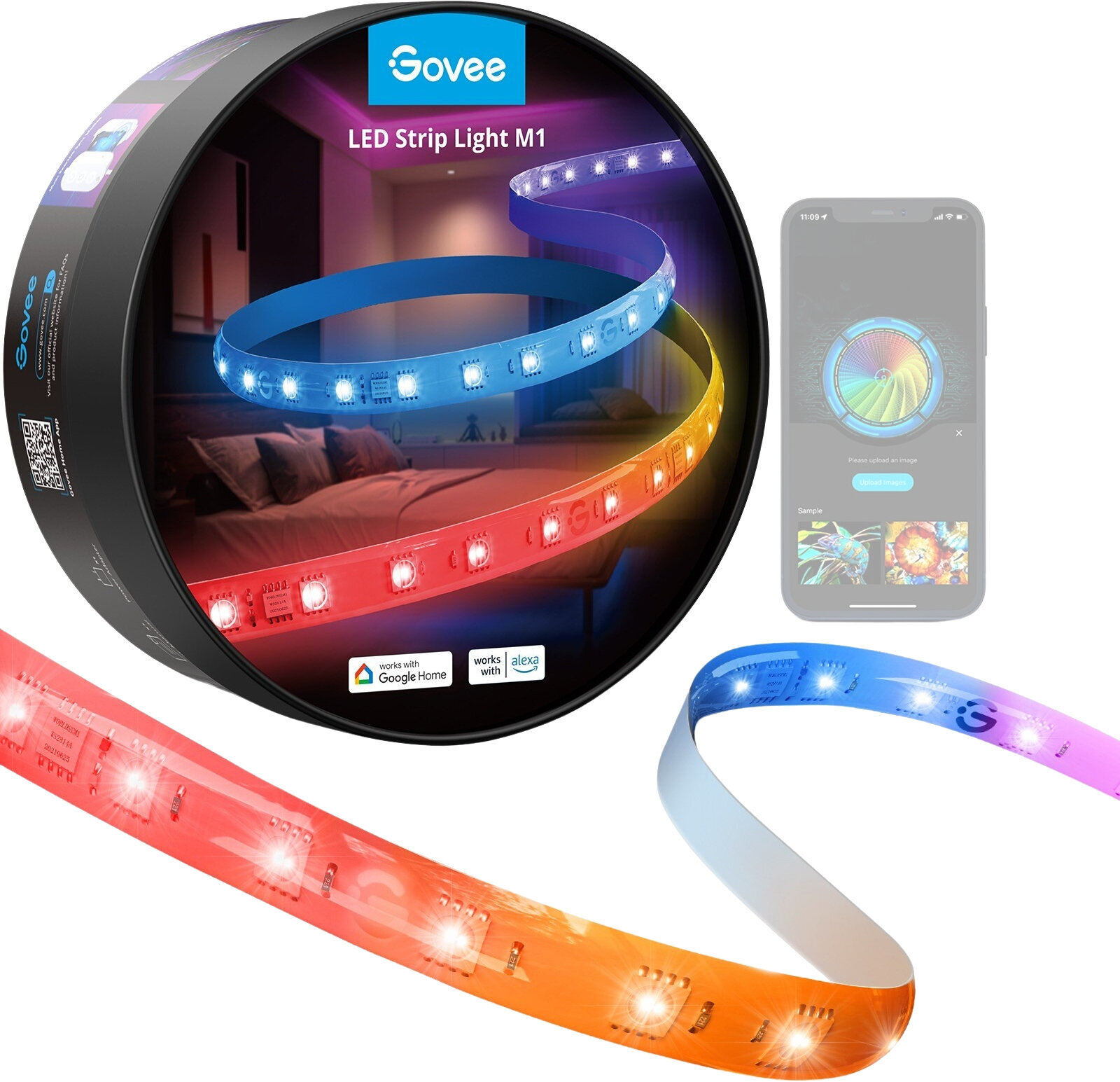 Studiové světlo Govee M1 PRO PREMIUM Smart RGBICW+ LED 5m Studiové světlo