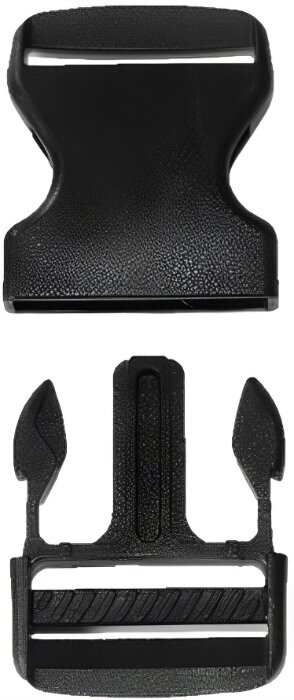 Webbing, Strap Sailor Repair Buckle Black 25 mm